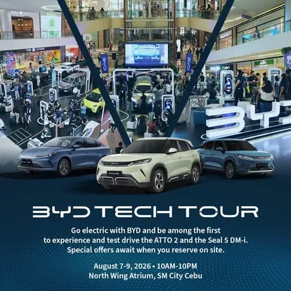 BYD Tech Tour sa SM City Cebu